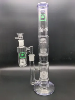 15.5 Double Chamber Corona Bong w/ Ash Catcher