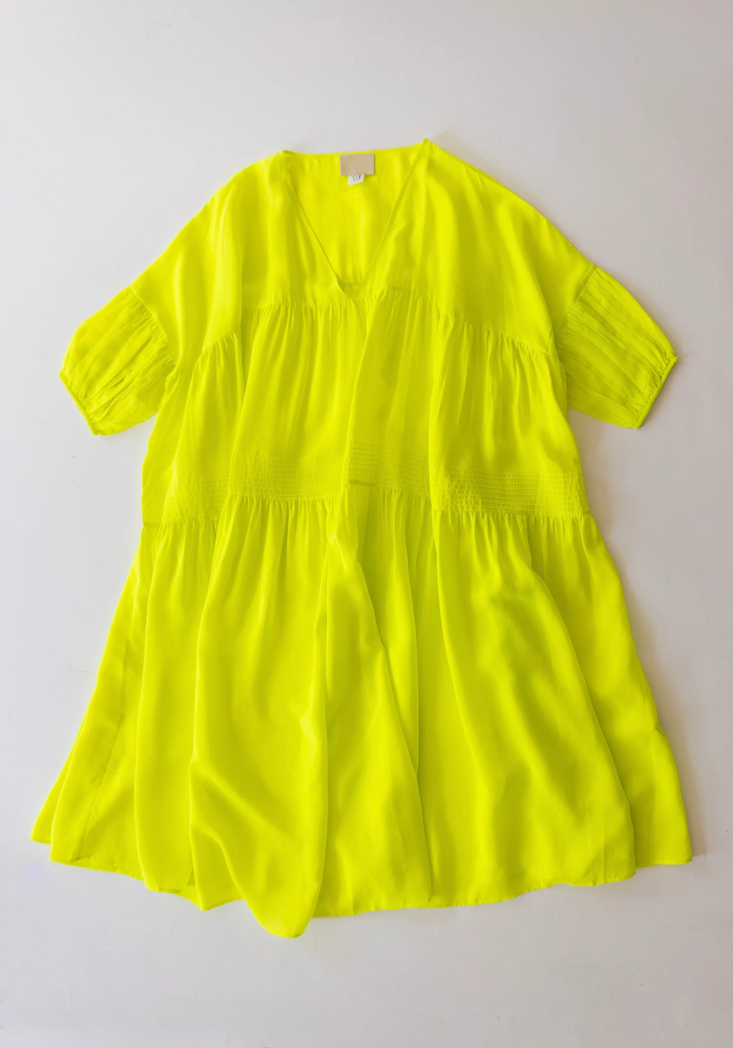 Airi Maxi Dress in Fluoro Yellow