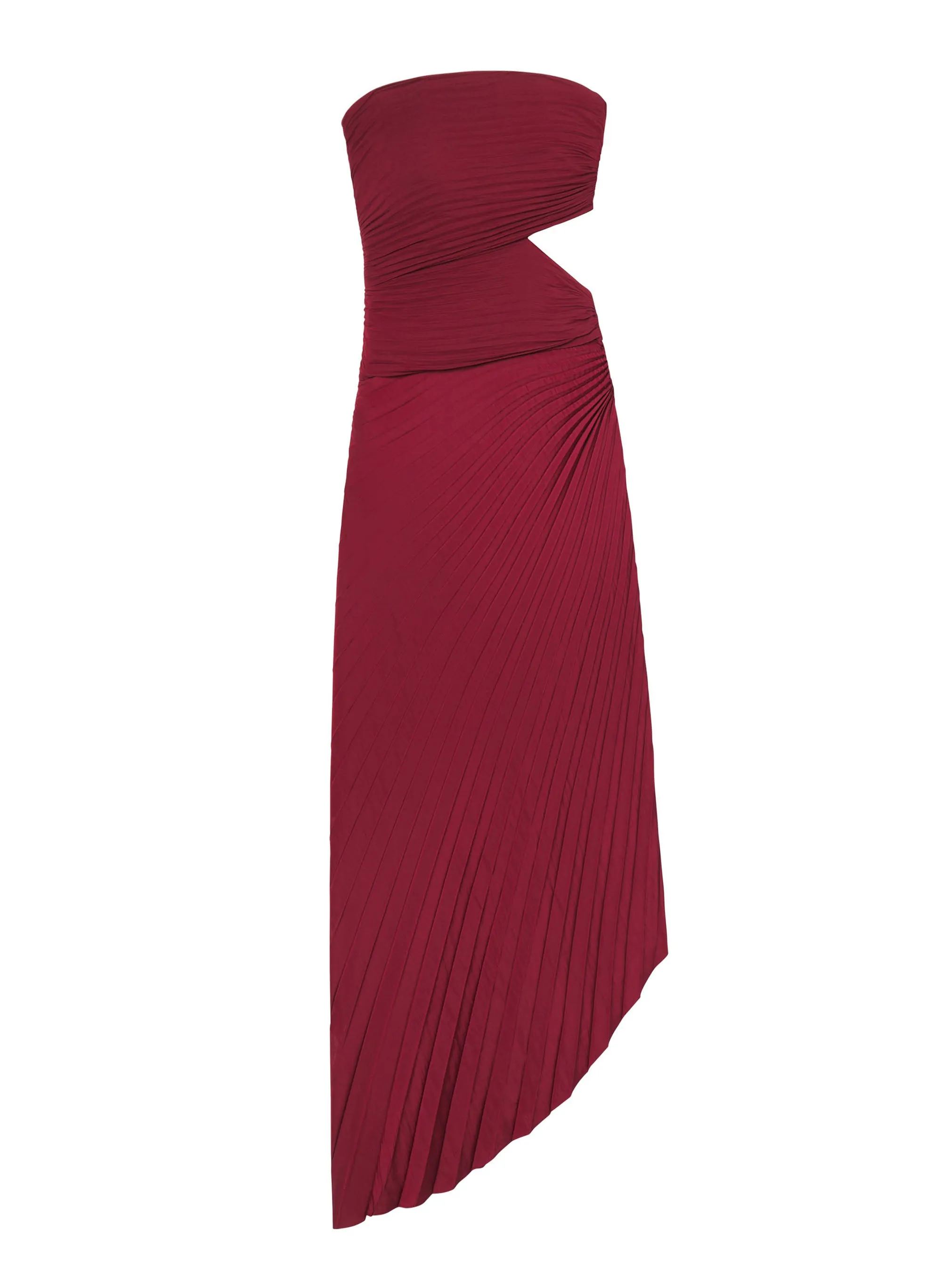 Andie Strapless Pleated Dress