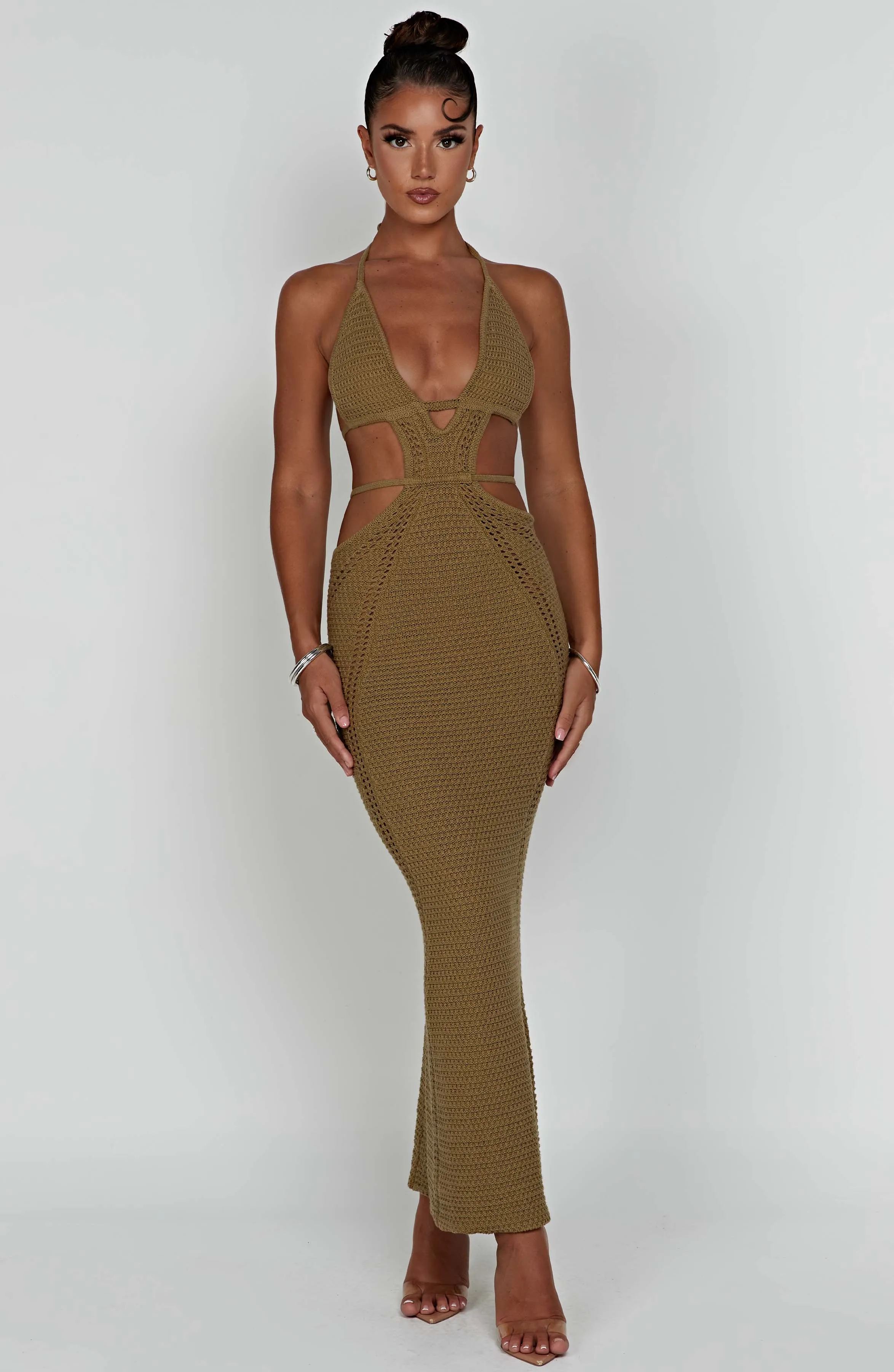 Arabella Maxi Dress - Khaki