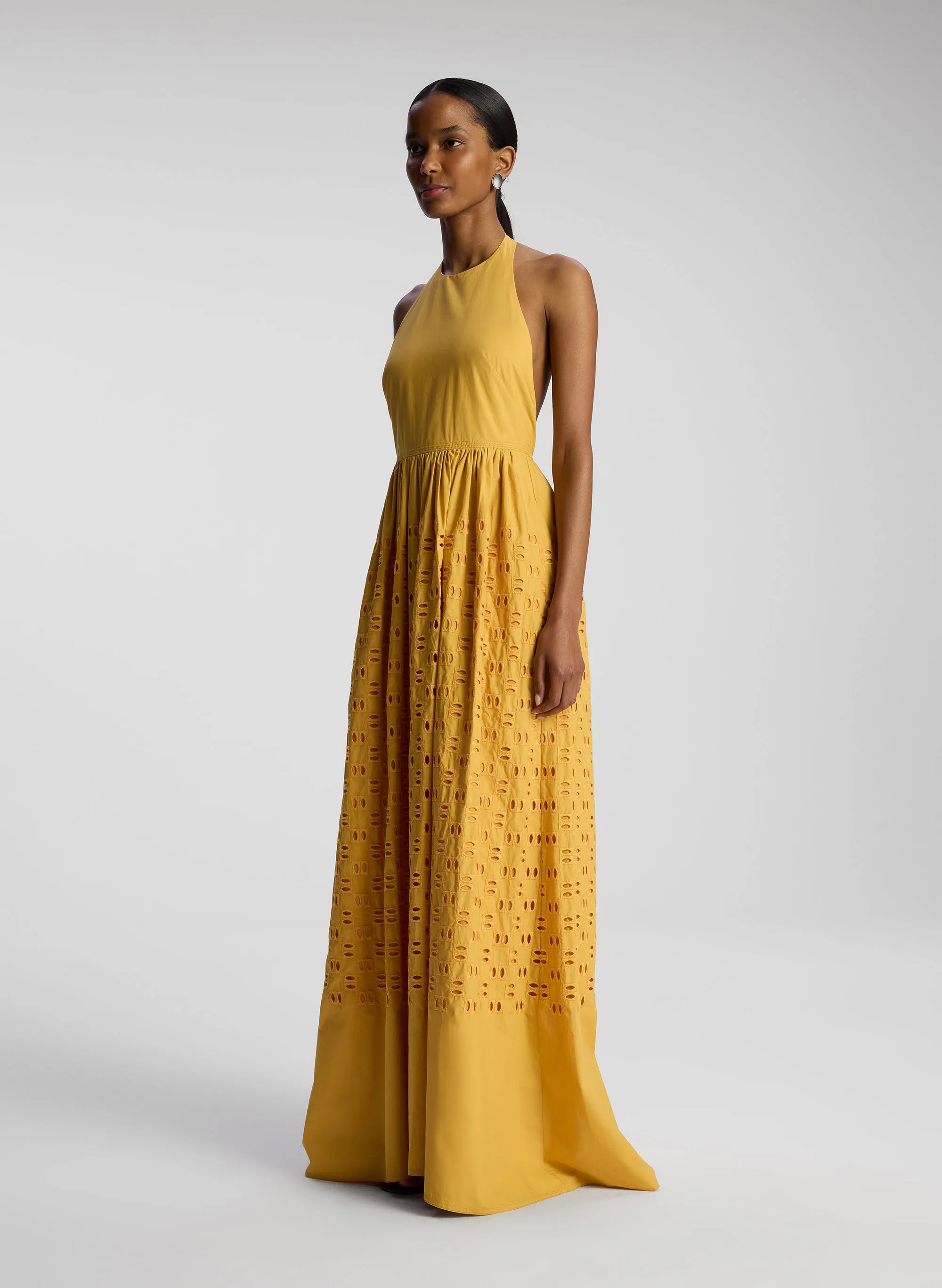 Blair Cotton Eyelet Maxi Dress