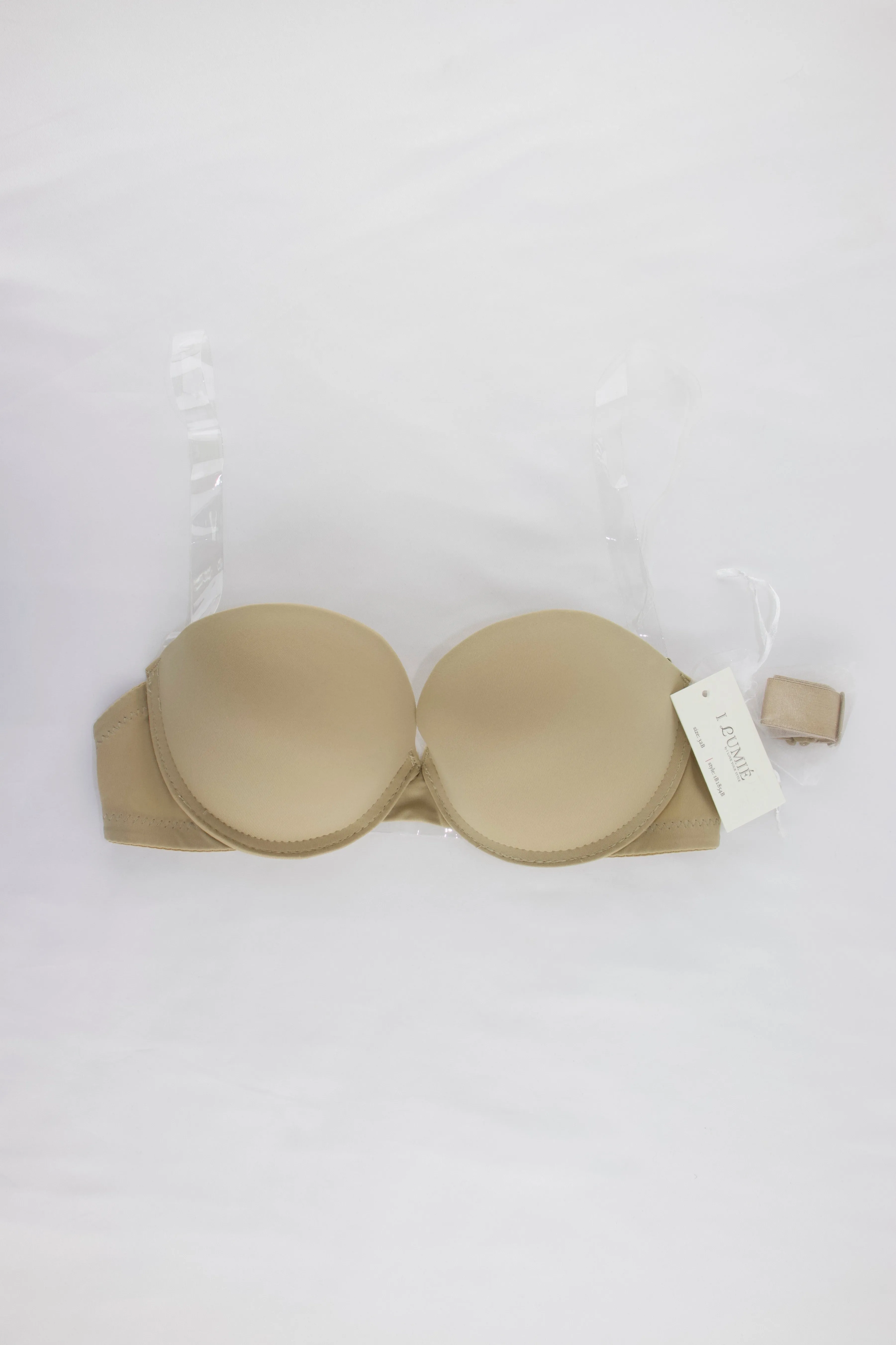 BRA STRAPLESS PUSH UP ESPALDA TRANSPARENTE  IB1854B