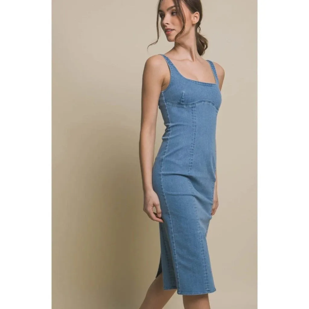 Breeze Britany Denim Midi Dress