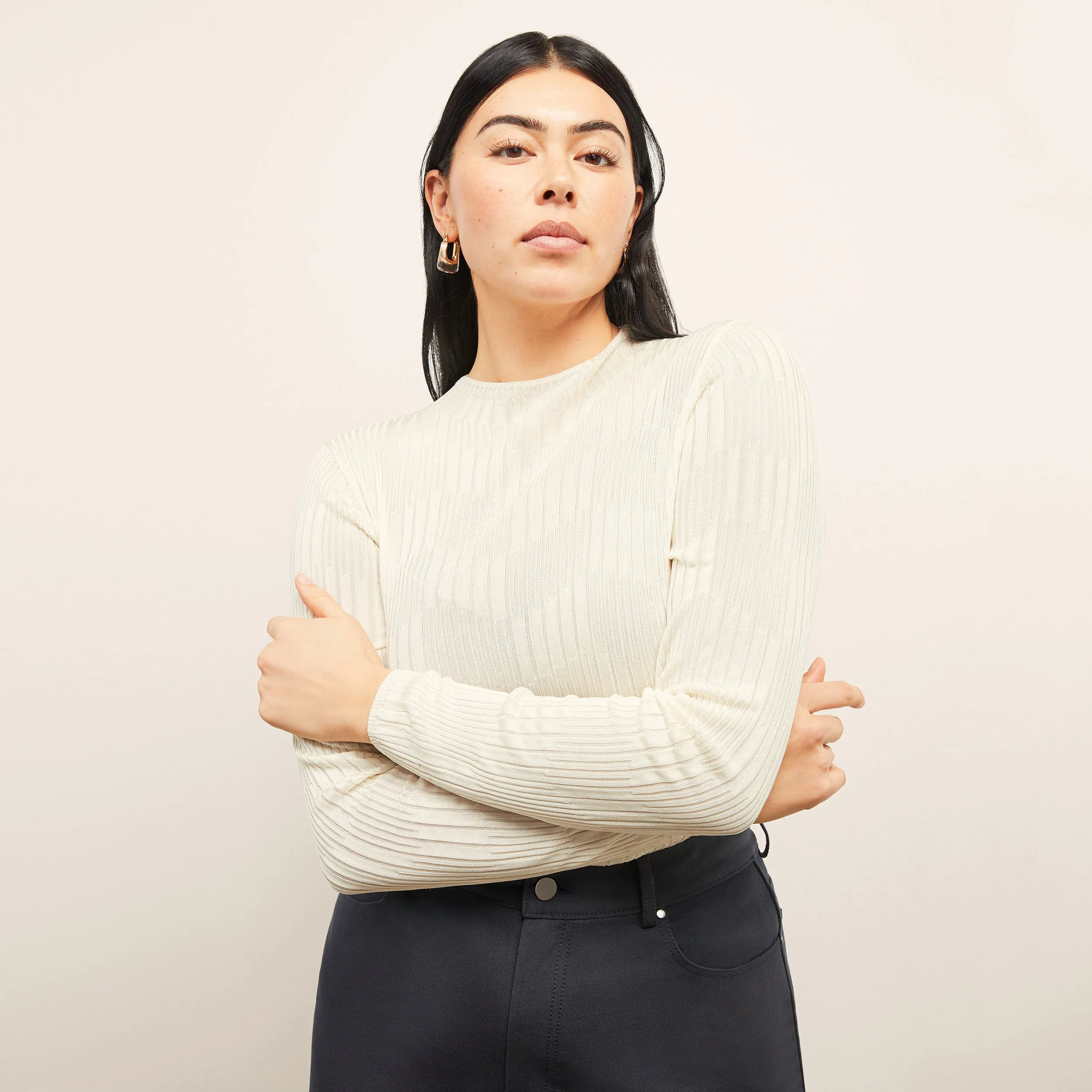 Brodie Top - Cascade Knit :: Ivory