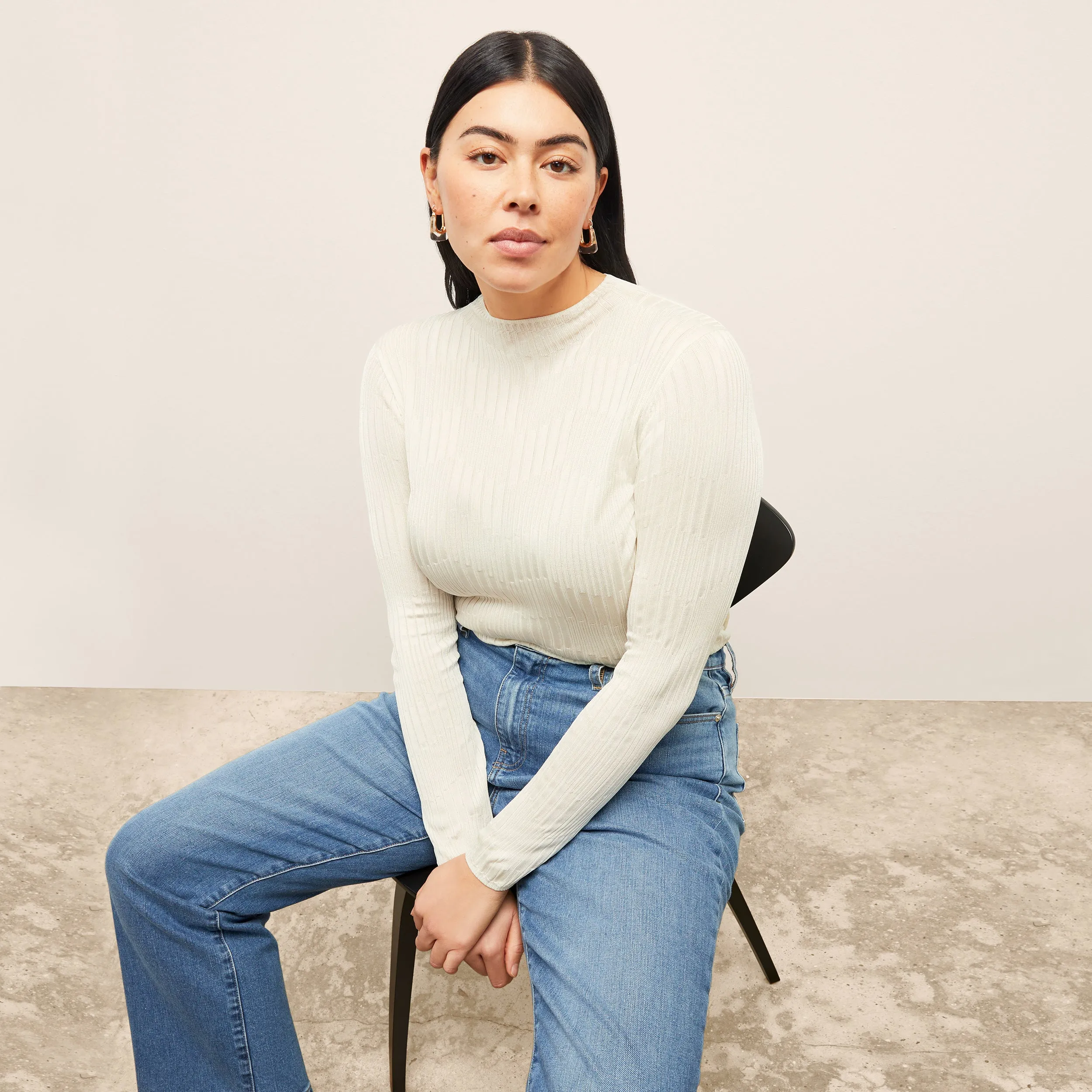 Brodie Top - Cascade Knit :: Ivory