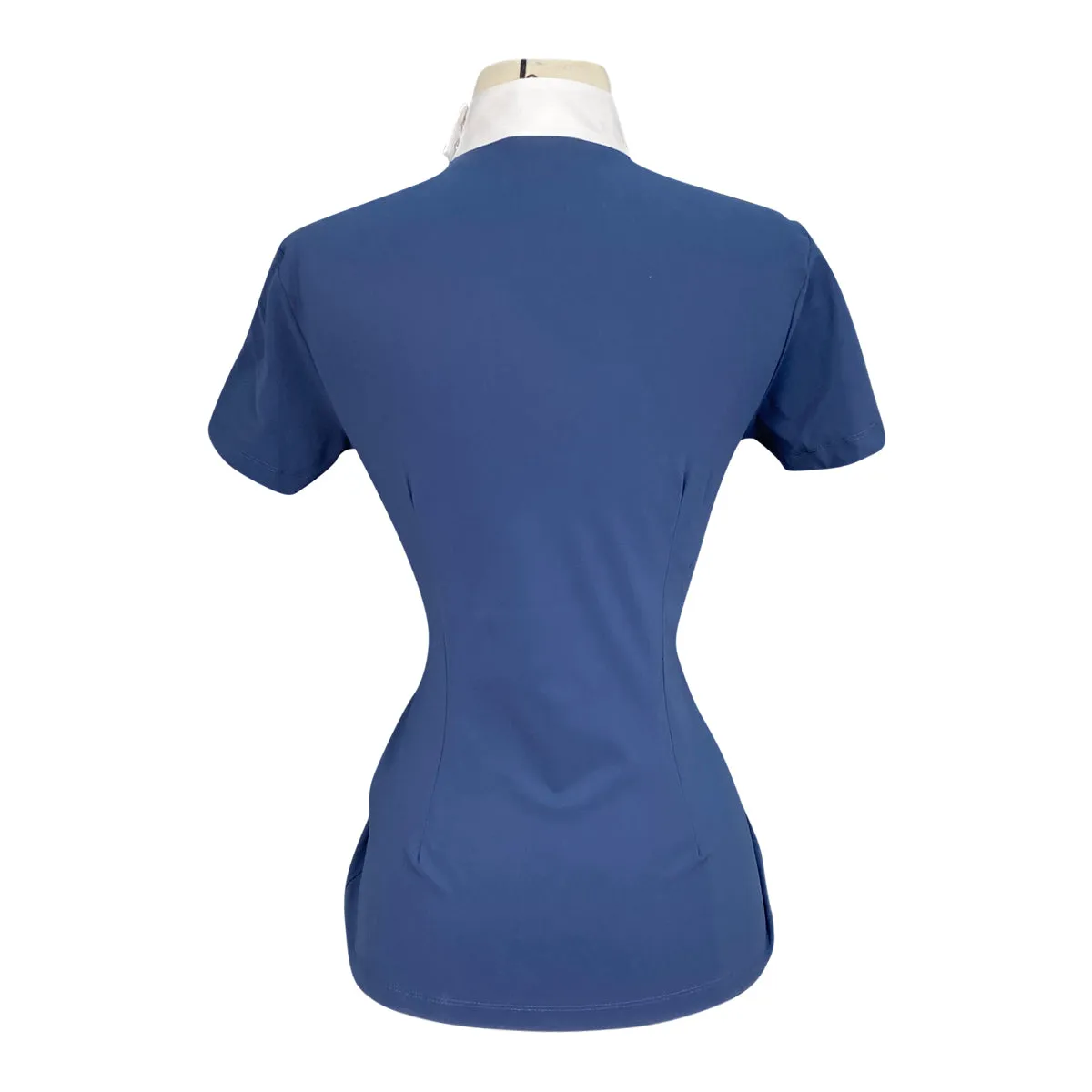 Cavalleria Toscana Jersey Competition Shirt w/Oval Pleated Bib in Atlantic Blue - Women's Small