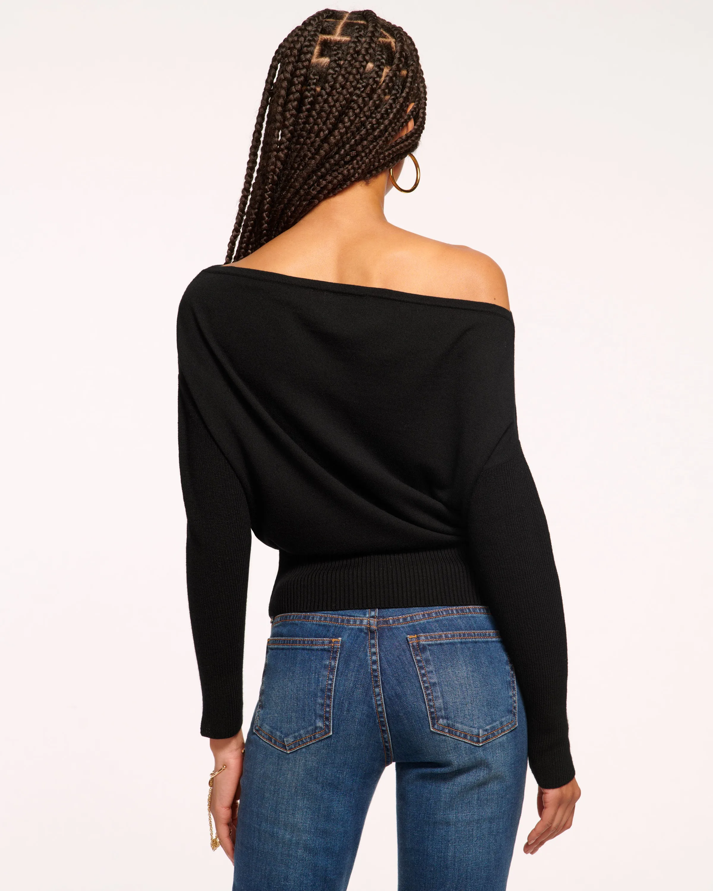 Chance Wool Off-The-Shoulder Sweater