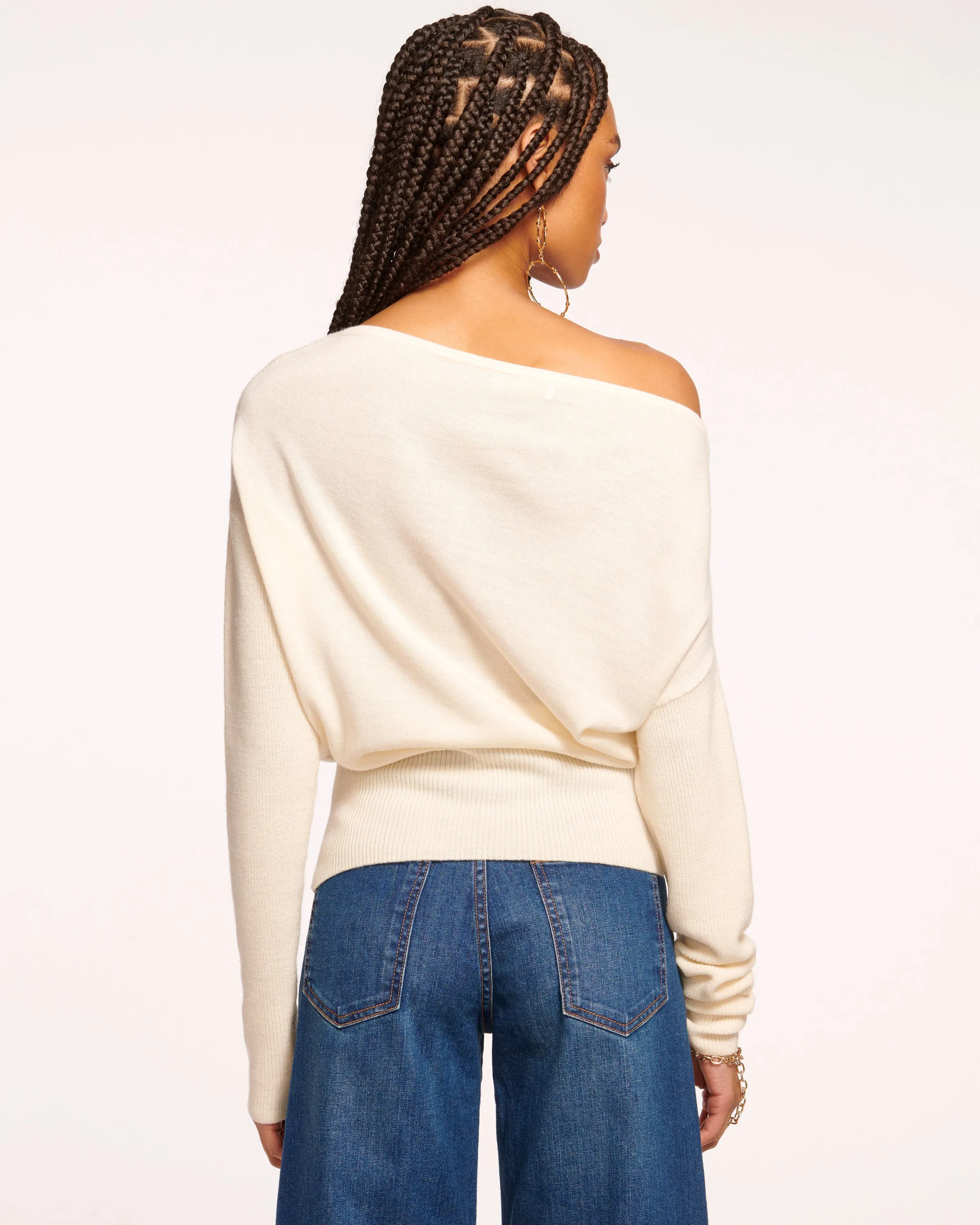 Chance Wool Off-The-Shoulder Sweater