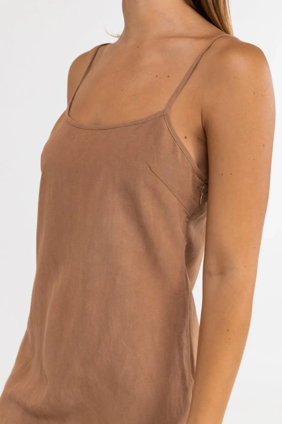 Classic Slip Dress / Caramel