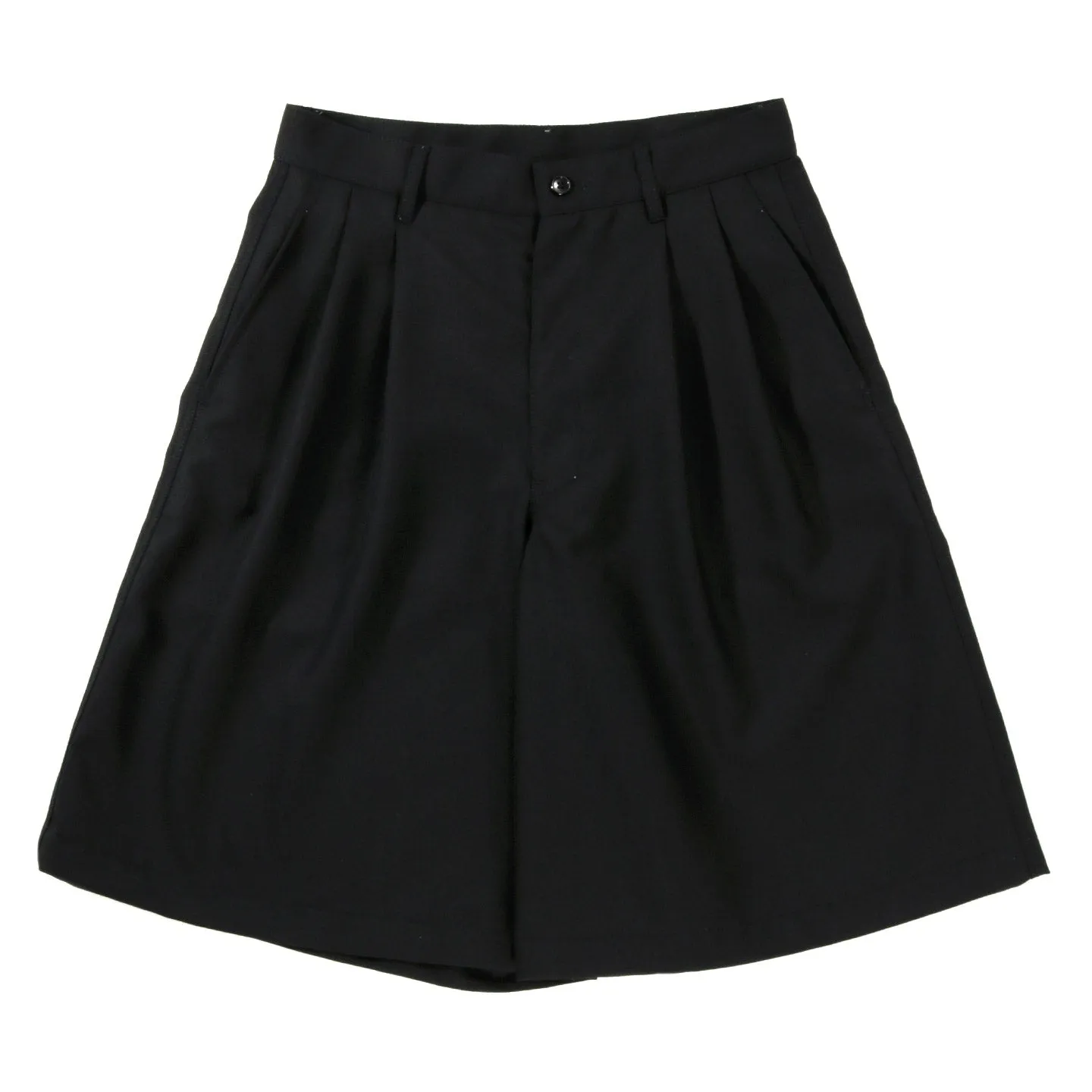 COMME DES GARCONS SHIRT P006 PLEATED SHORT BLACK