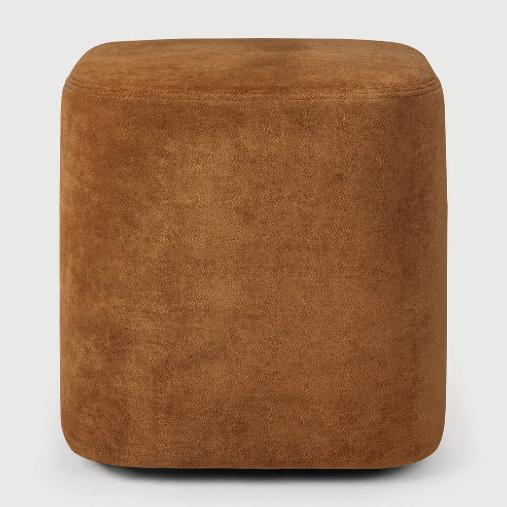 Cube Pouf Cinnamon