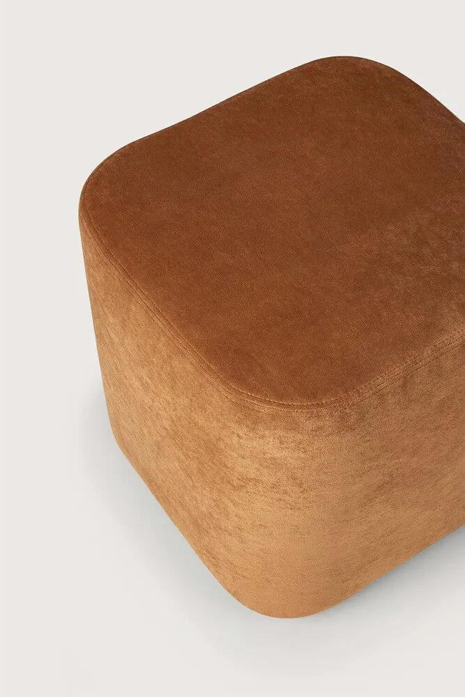 Cube Pouf Cinnamon