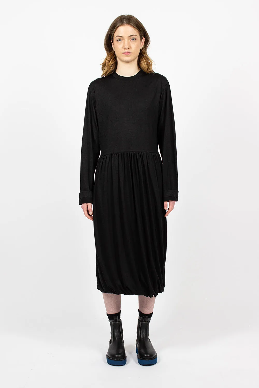 Demure Dress Black