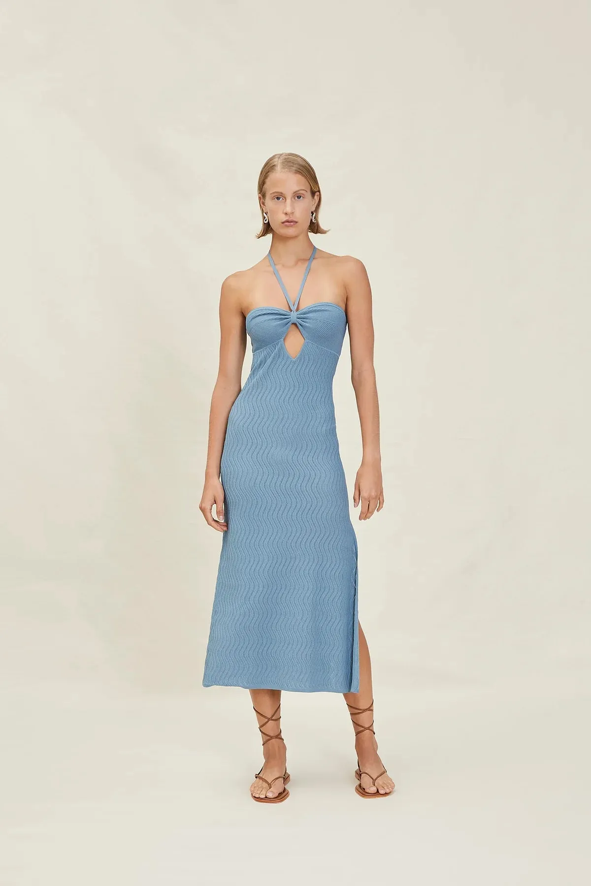 Devon Windsor - Clementine Dress - Steel Blue