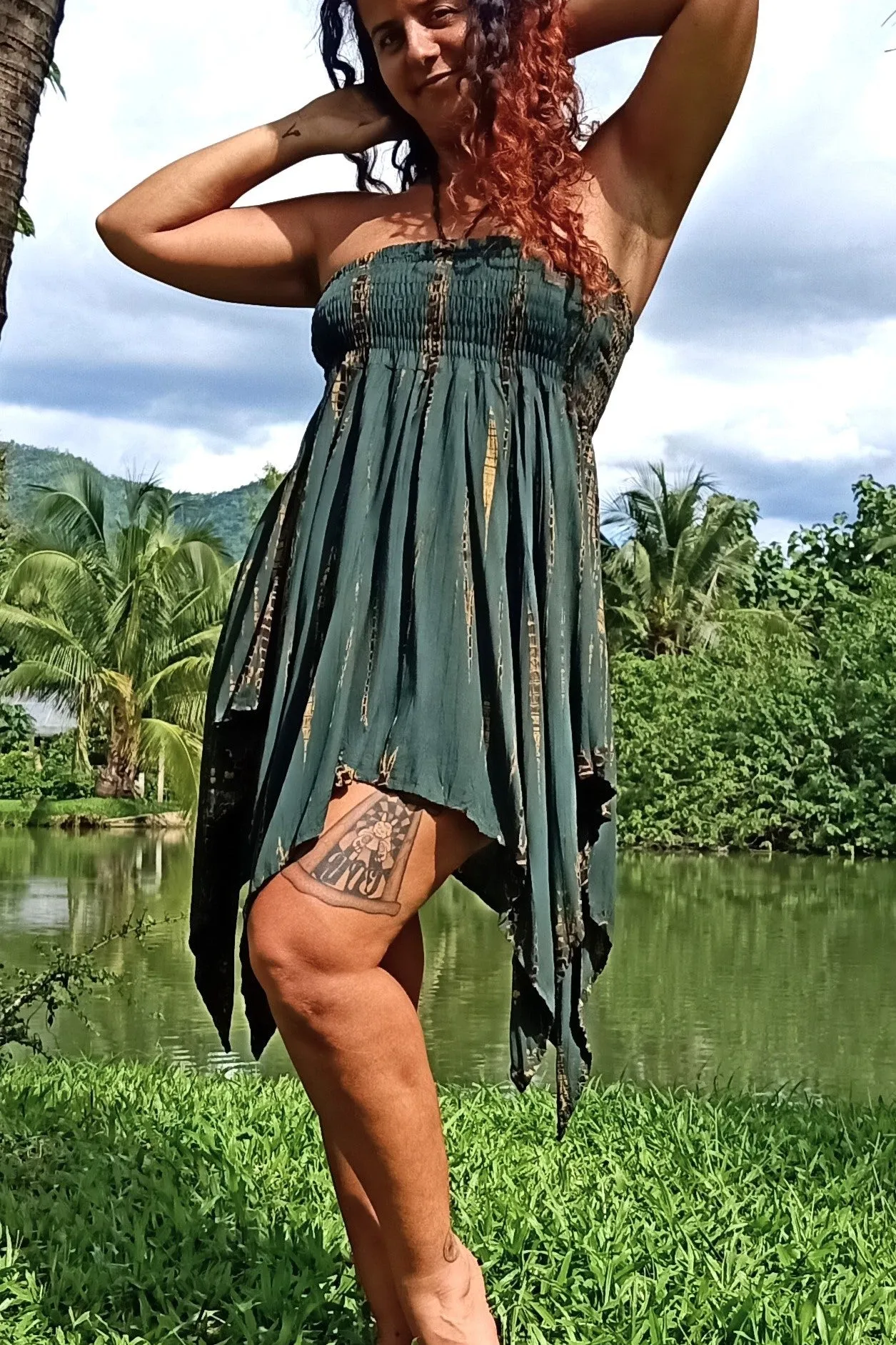 Fae Dress/Skirt in Rainforest