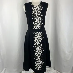 Giambattista ValliBlack and White Knit Midi Dress