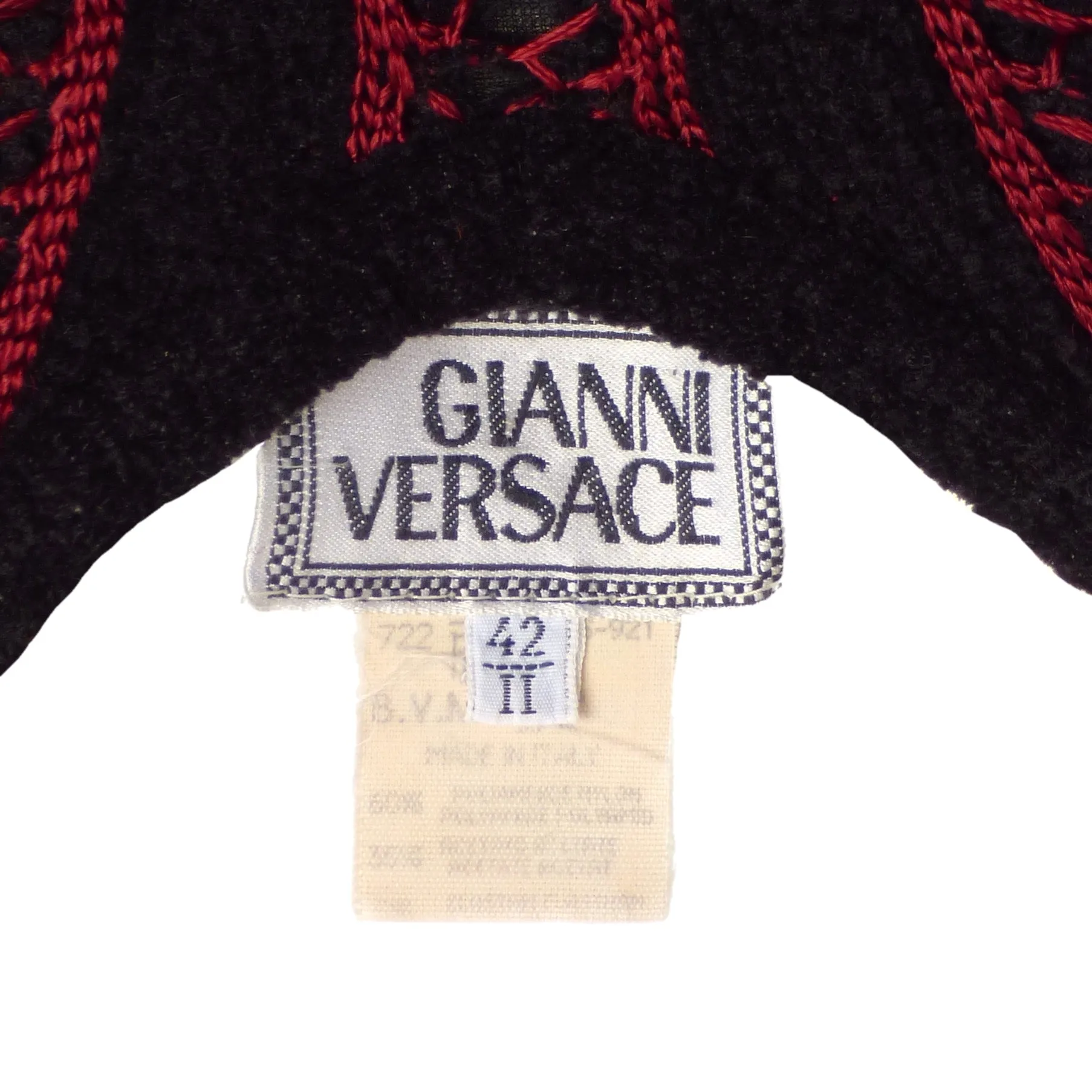 GIANNI VERSACE- 1990s Chenille Knitted Evening Dress, Size-8