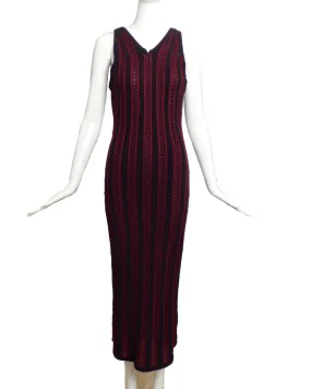 GIANNI VERSACE- 1990s Chenille Knitted Evening Dress, Size-8