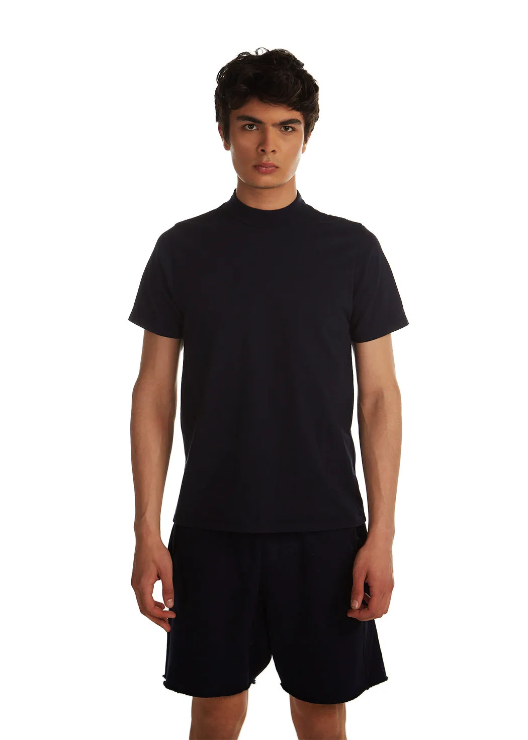 Heavyweight Mock Neck Tee