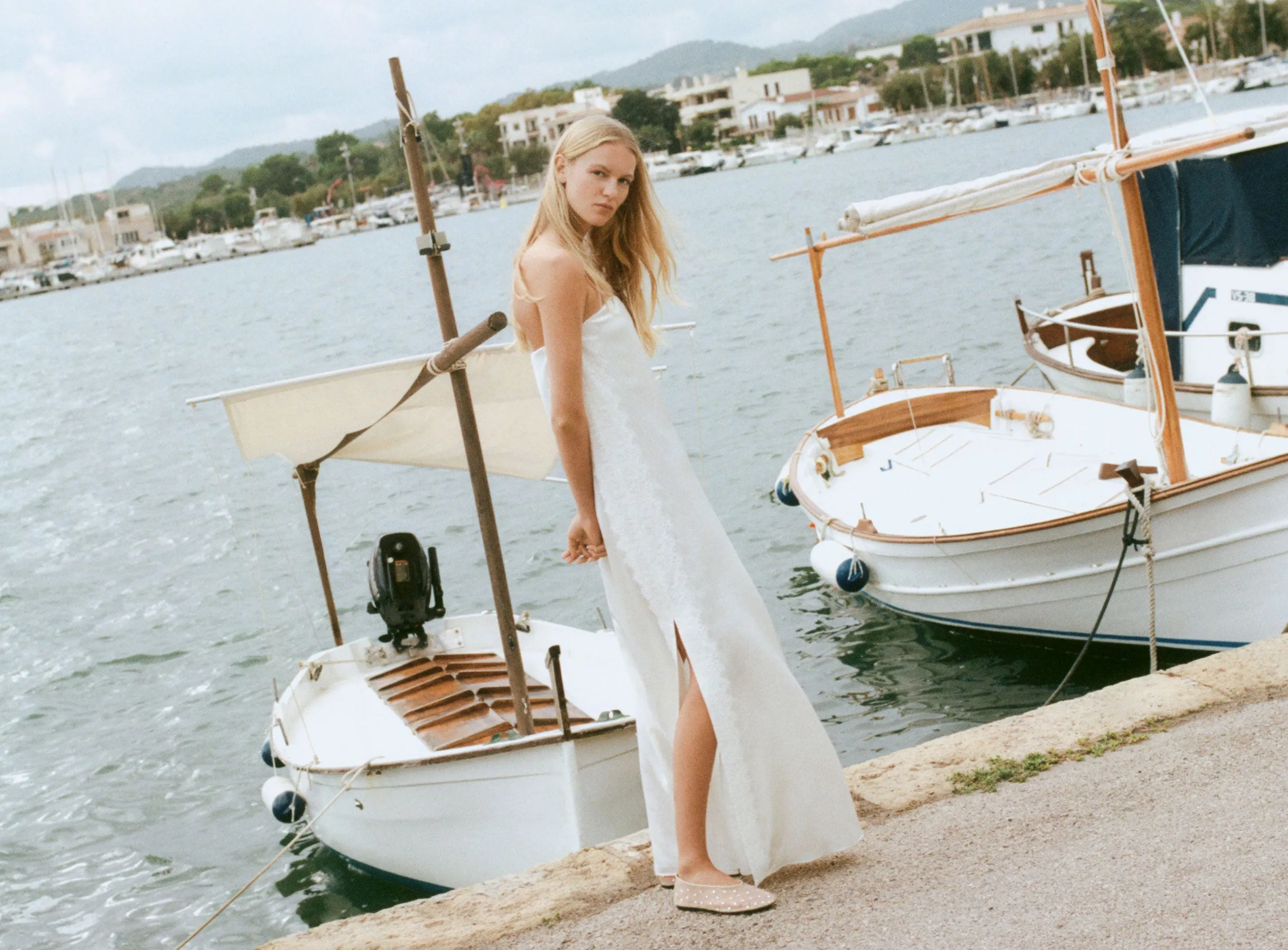 LA LUNE CUMULUS SILK STRAPLESS LACE COLUMN MAXI DRESS - IVORY