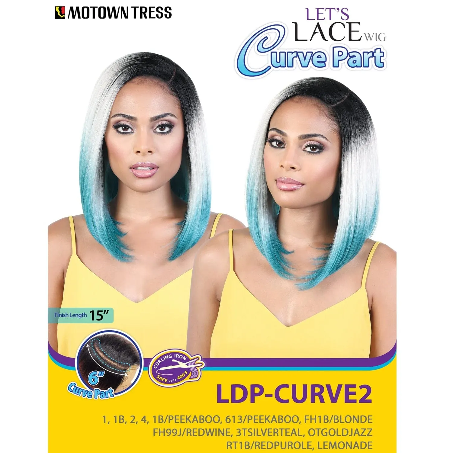 LDP-CURVE2 | Motown Tress Curve Part Lace Front Wig