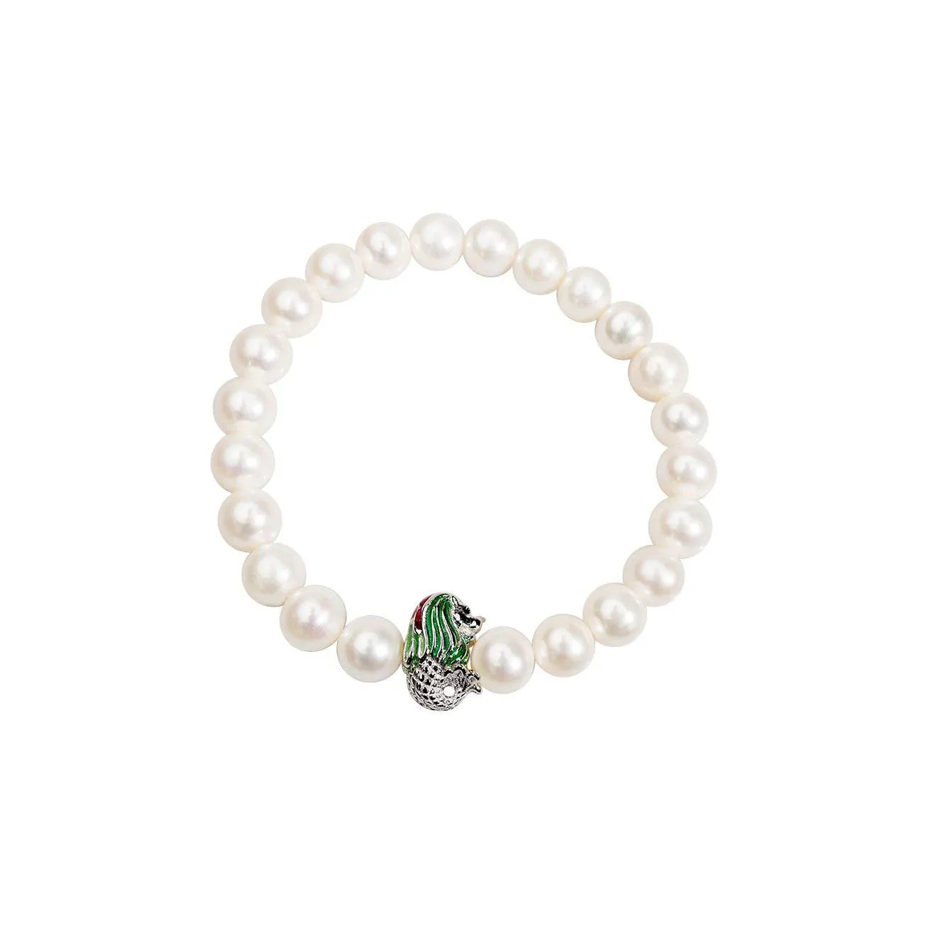 Merlion Freshwater Pearl Bracelet WB00083 | New Yorker