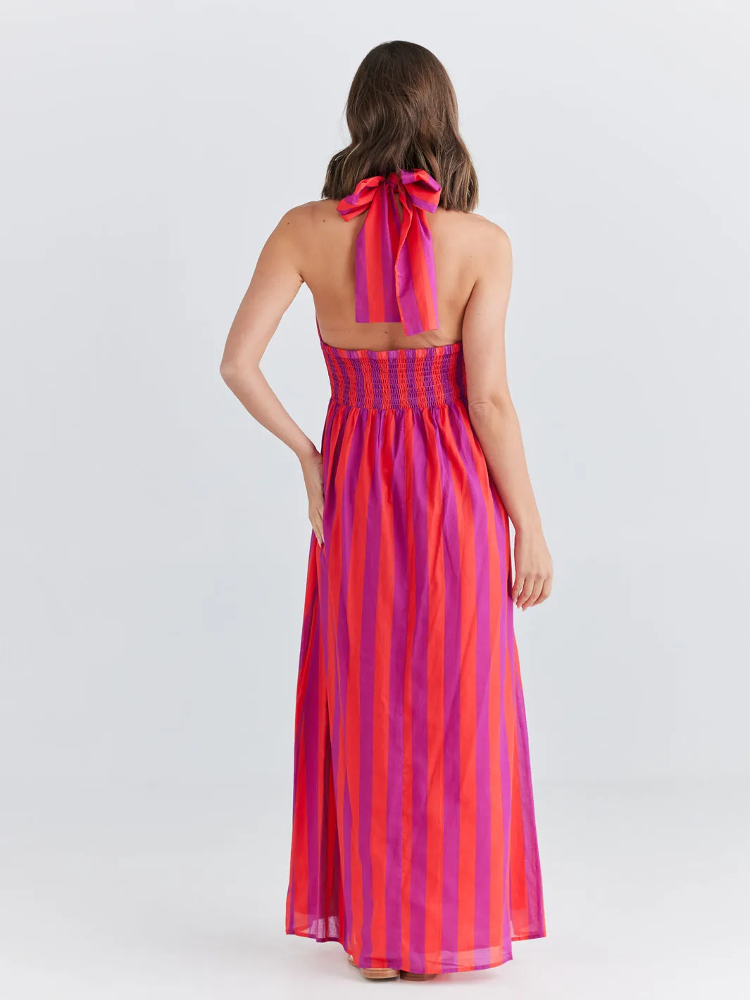 Minerva Halter Dress