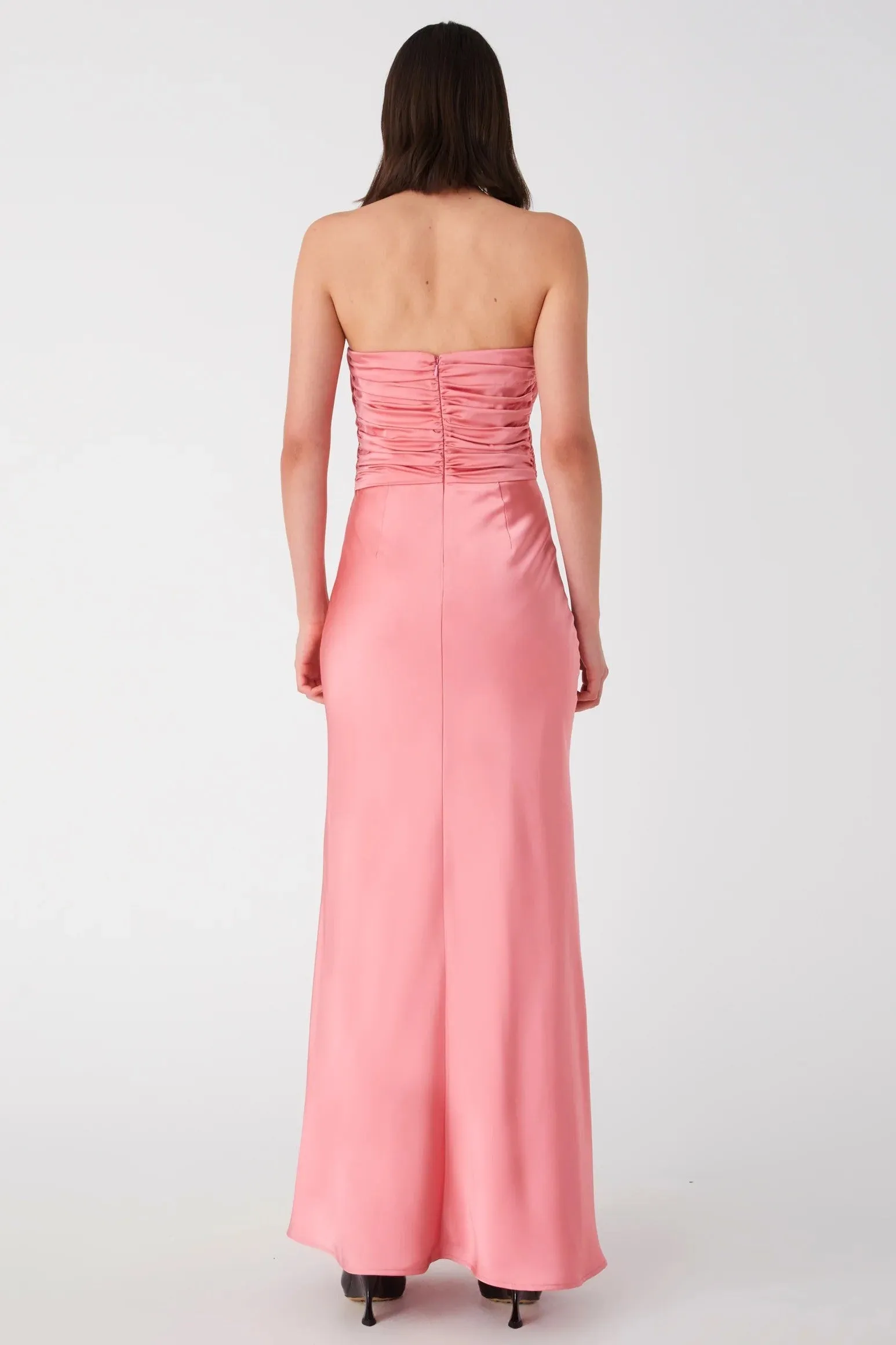 Misha Livia Maxi Gown - Shell Pink