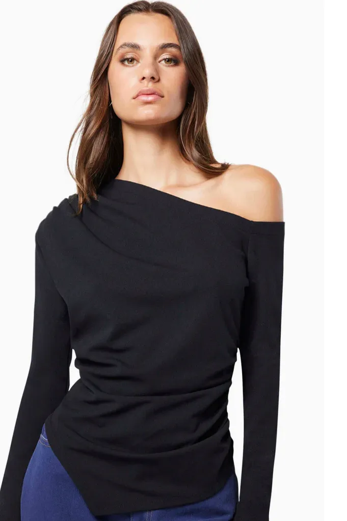 Musical Off Shoulder Top