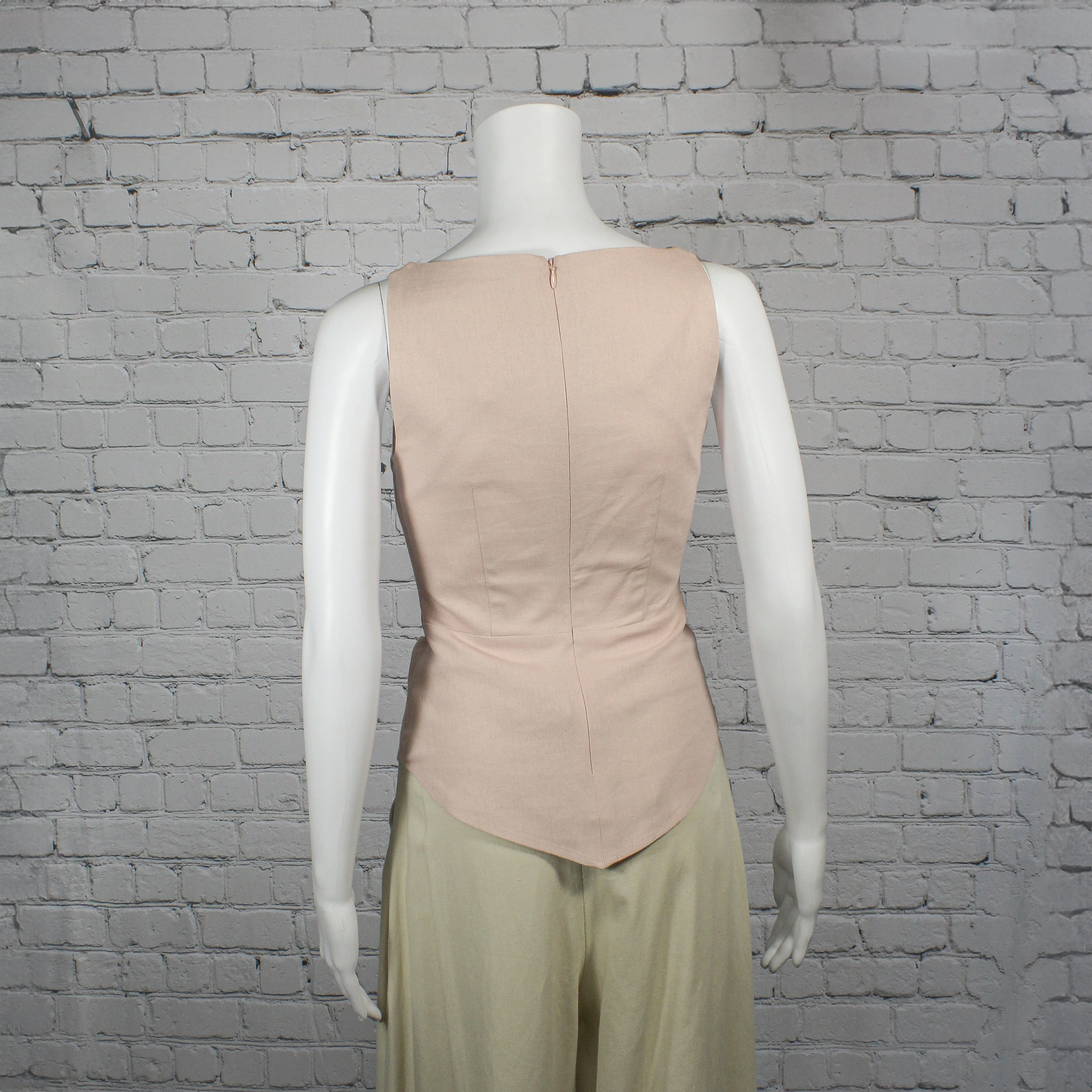 NEW! Phylliidae Top in Blush Linen Blend by Kim Schalk