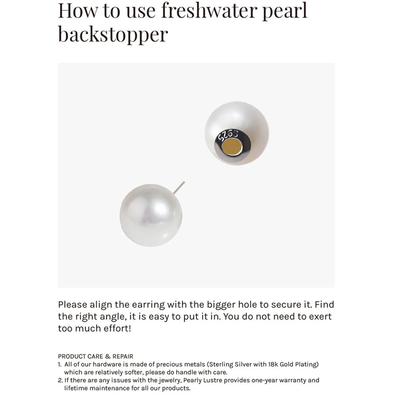 New Yorker Freshwater Pearl Earrings WE00199