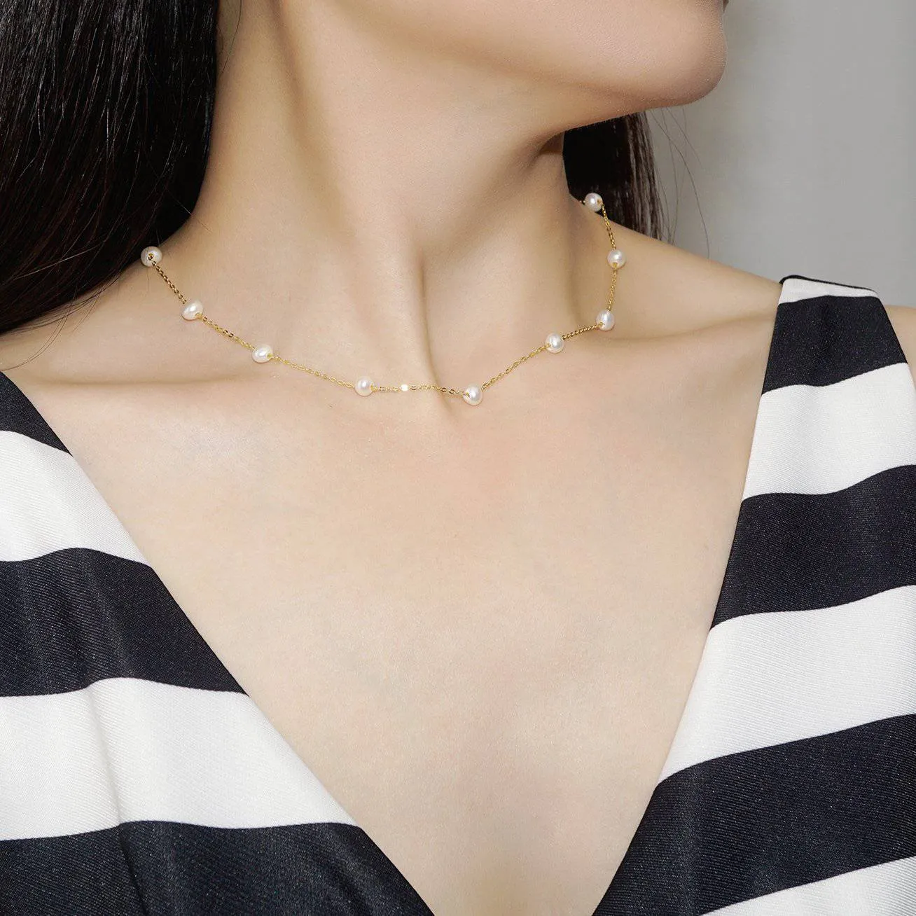 New Yorker Freshwater Pearl Necklace WN00166