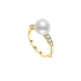 New Yorker Freshwater Pearl Ring WR00256