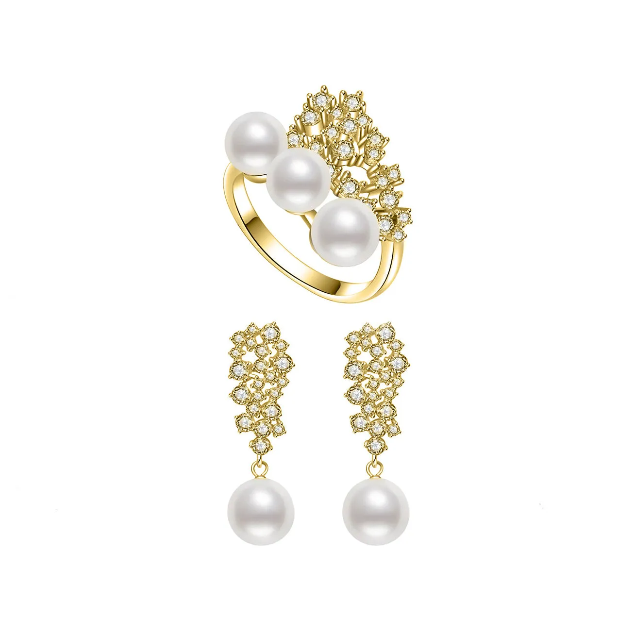 New Yorker Freshwater Pearl Set WS00060 | Wedding Series