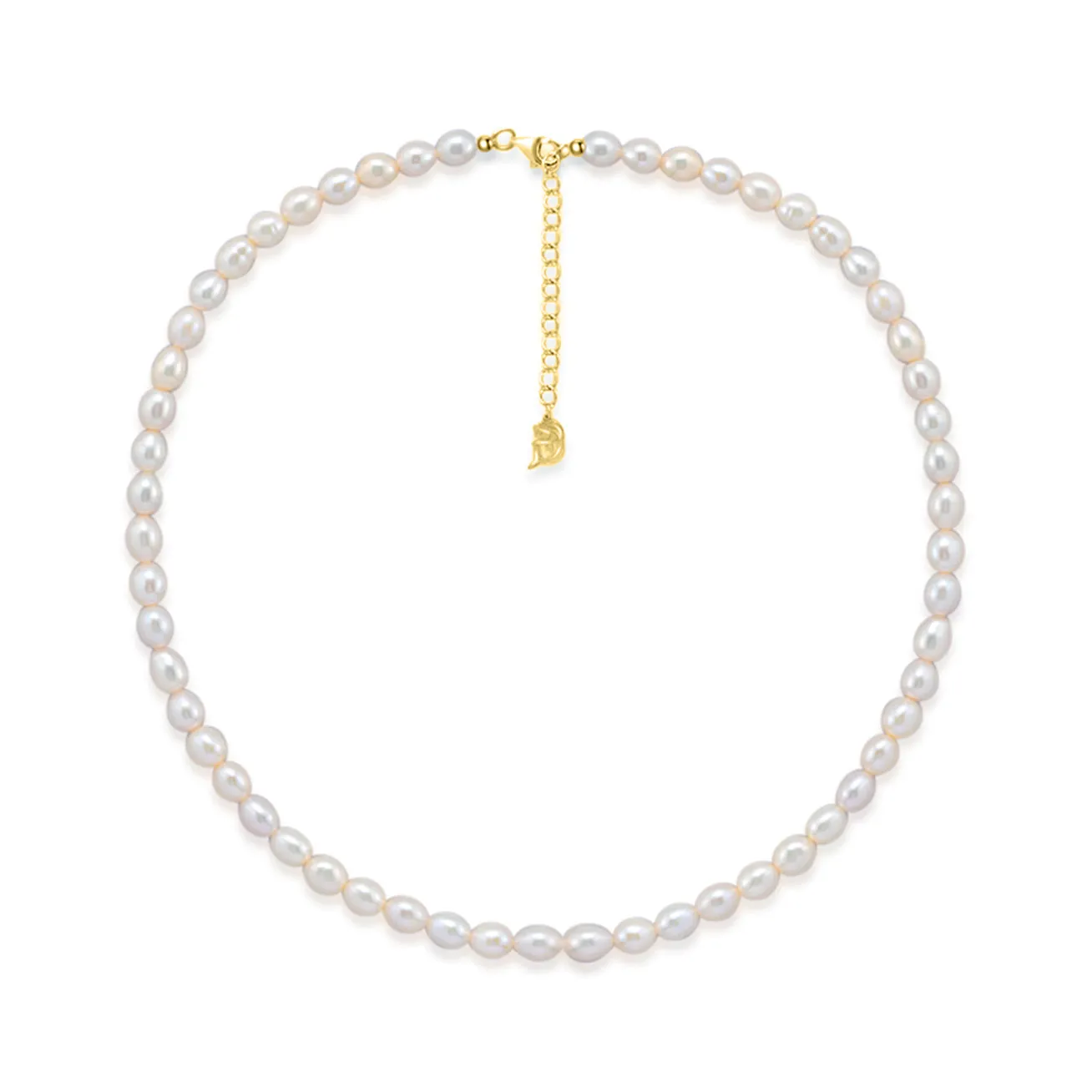 New Yorker Freshwater Rice Pearl Necklace WN00229