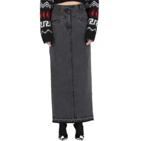 No. 21 Denim Maxi Skirt