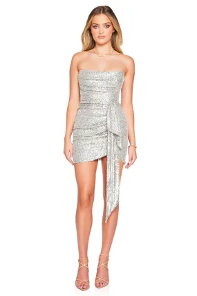 Nookie Sloane Mini Dress - Silver