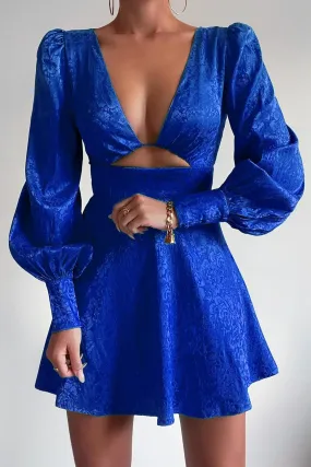 Rosalie Mini Dress - Royal Blue