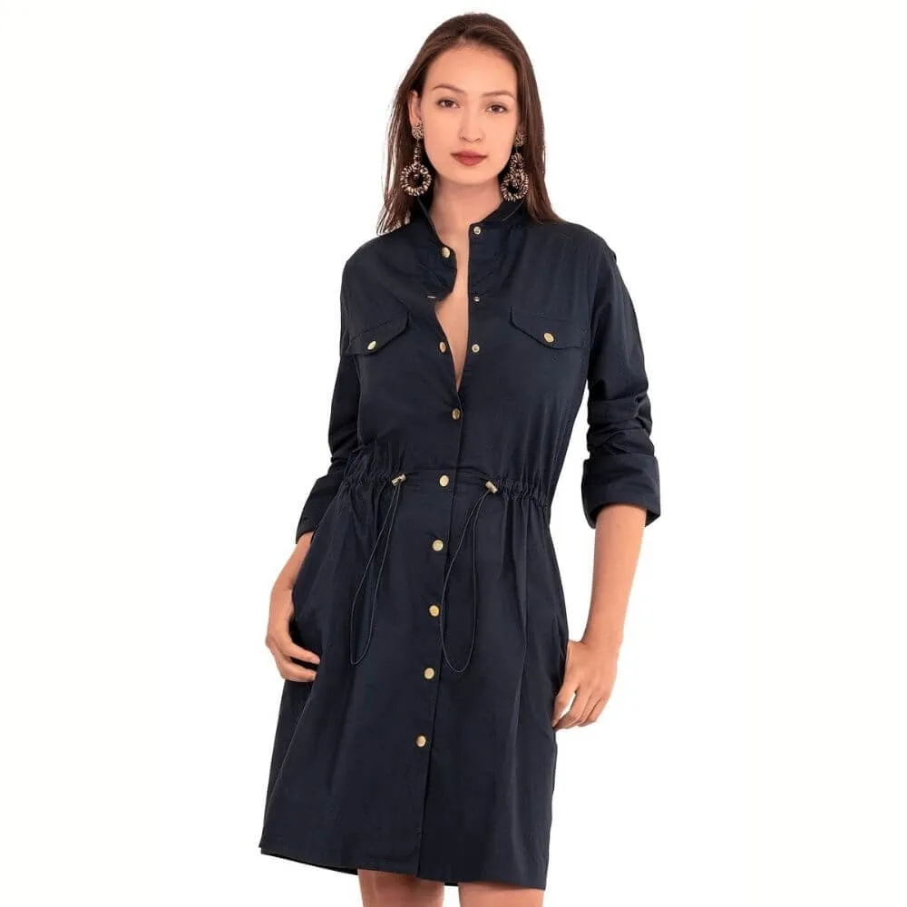 Shirtwaist Dress with Pockets