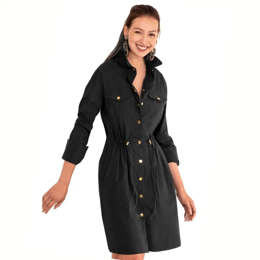 Shirtwaist Dress with Pockets