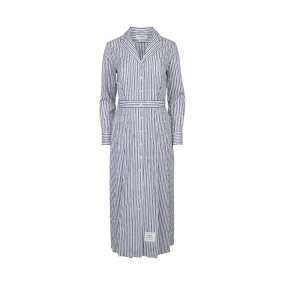 Striped Poplin Shirtdress