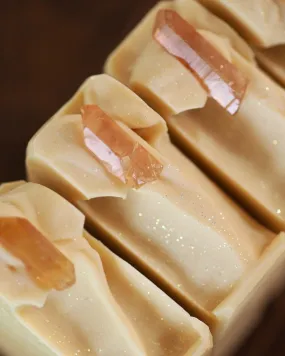 Tangerine Glow - Tangerine Quartz Crystal Soap - Special Edition