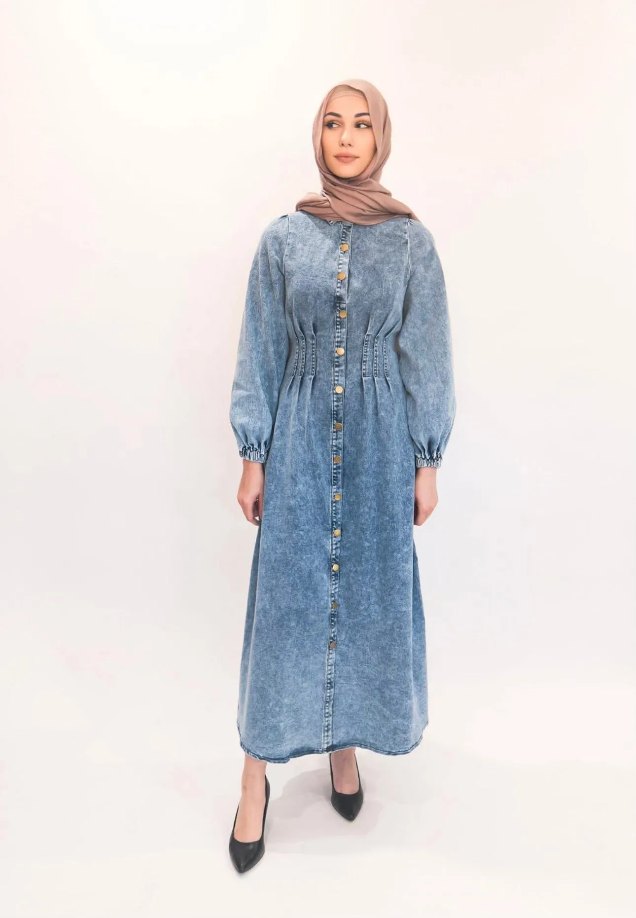 Wafa Denim Dress