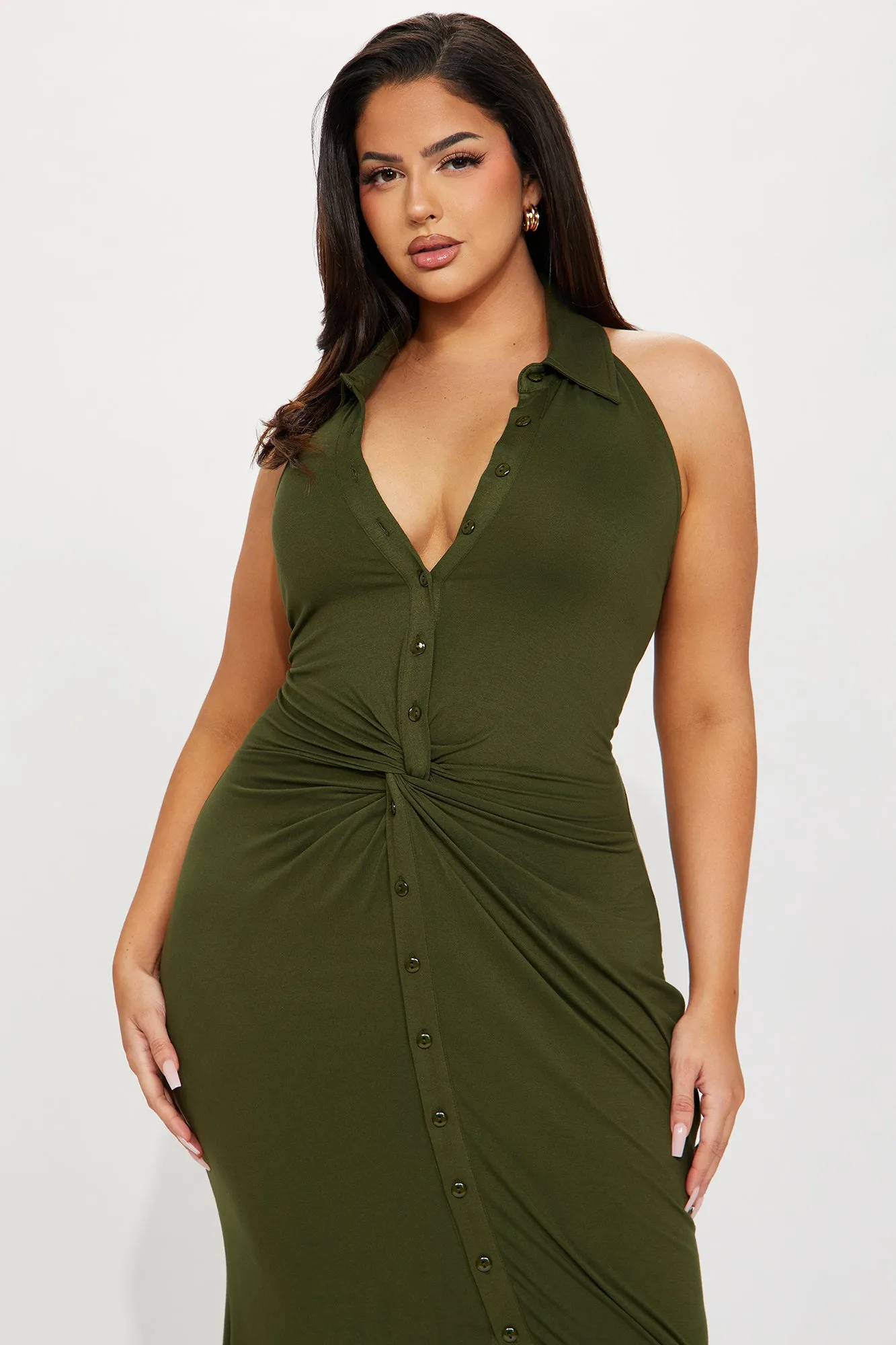 You Better Maxi Dress - Olive