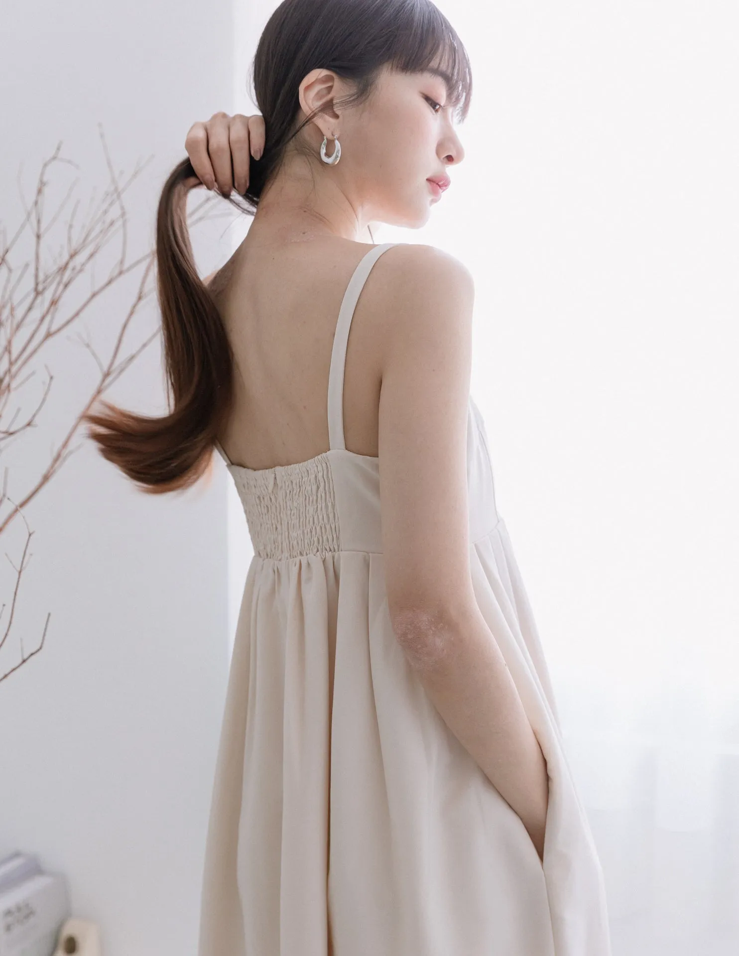 Zaira Dress in Cream